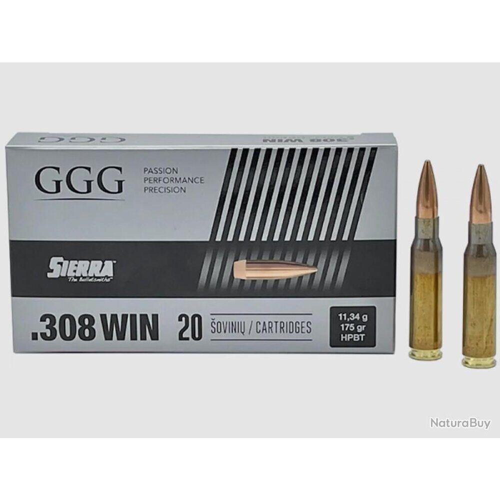 Munitions GGG 308 Sierra HPBT 175 GR Lee Precision