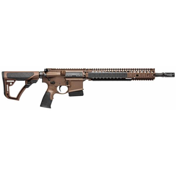 Carabine Semi-Automatique M4A1, Mil Spec Brown canon de 14.5  » cal. 5.56 DANIEL DEFENSE