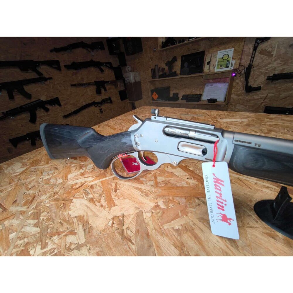 Carabine MARLIN Trapper modèle 336 inox frein de bouche fixe calibre 45-70 GOVT