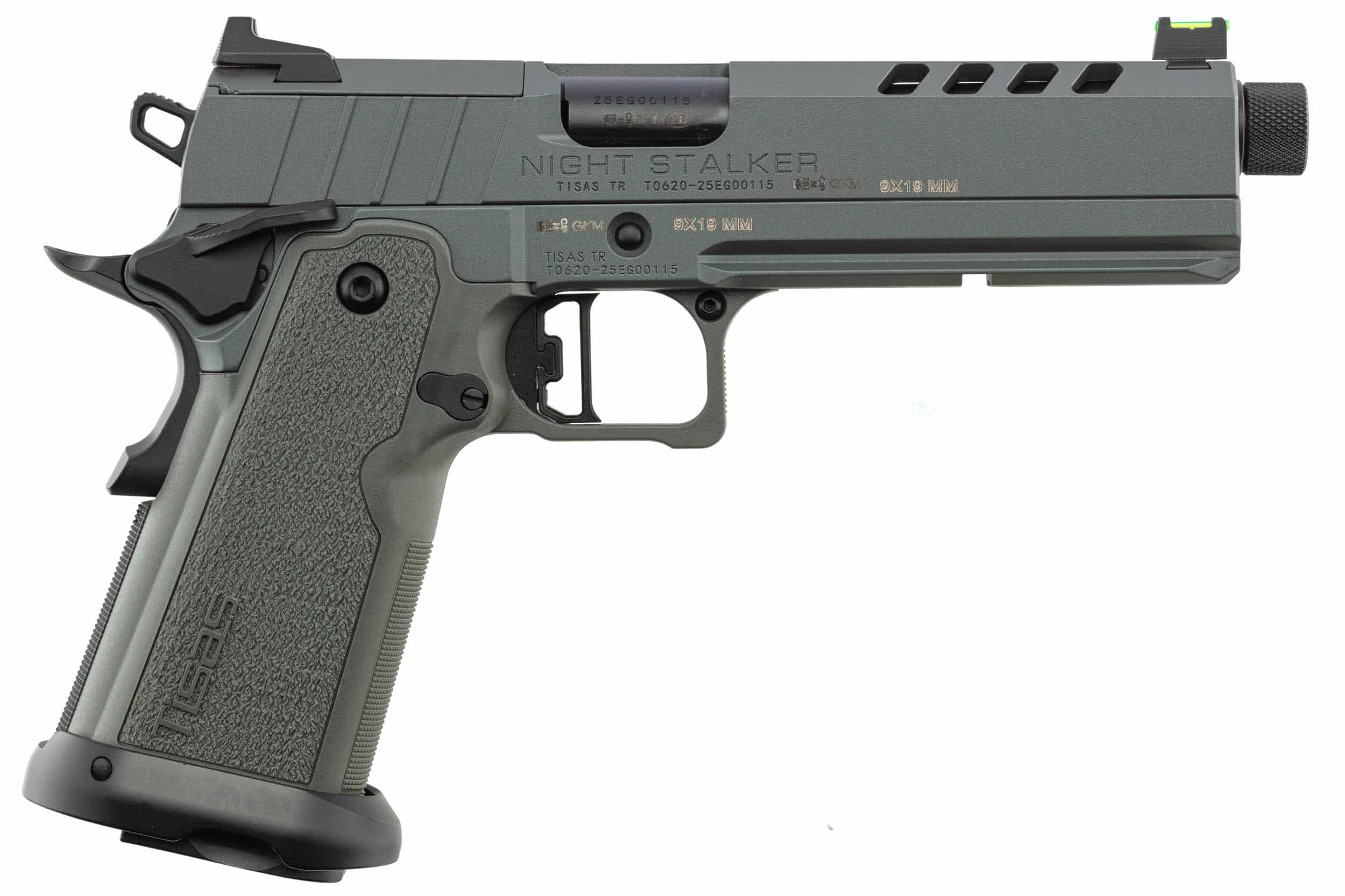 Pistolet Tisas 2011 Bull Barrel Full frame Night Stalker Cal. 9x19 optic ready