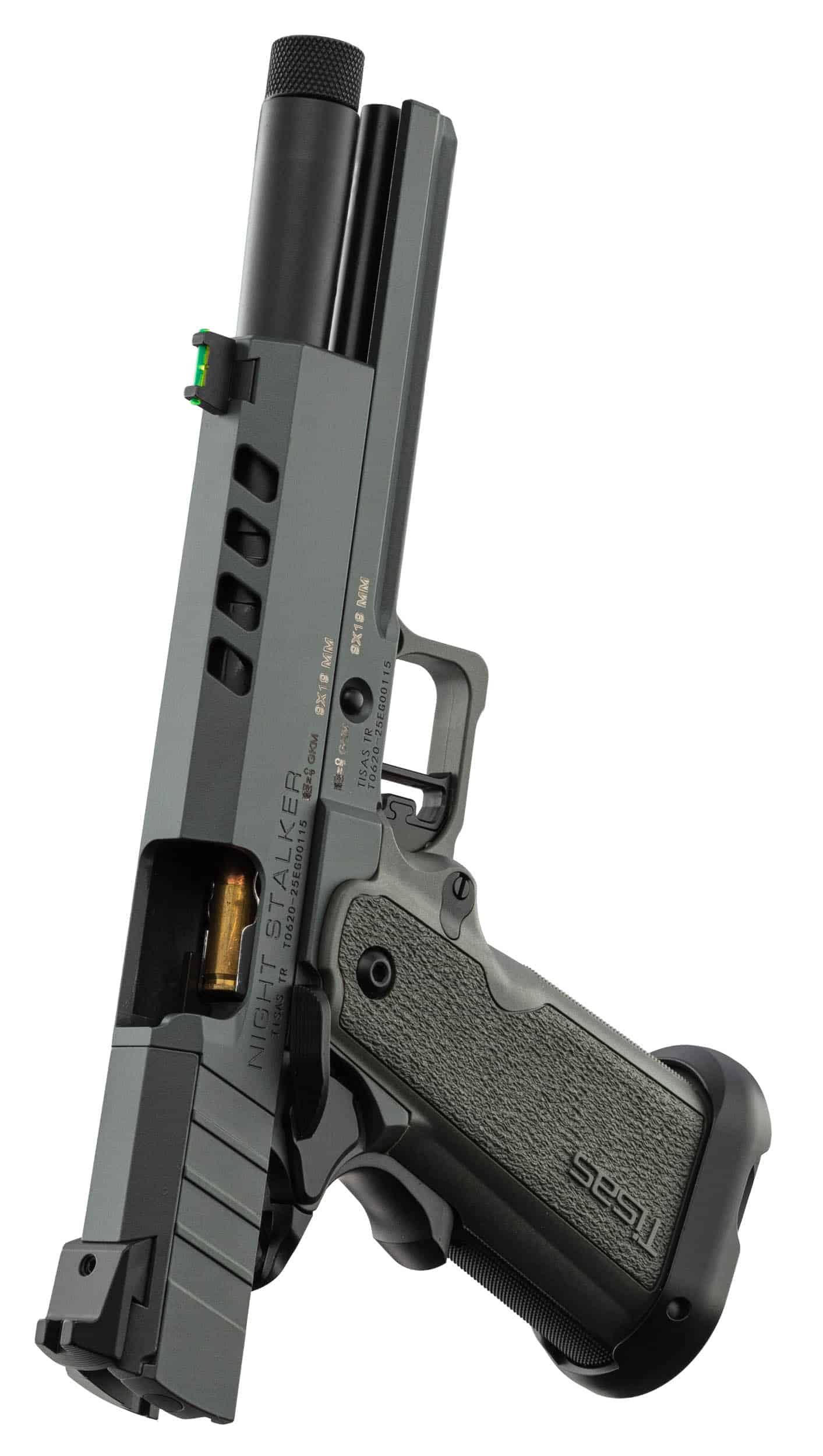 Pistolet Tisas 2011 Bull Barrel Full frame Night Stalker Cal. 9x19 optic ready – Image 3
