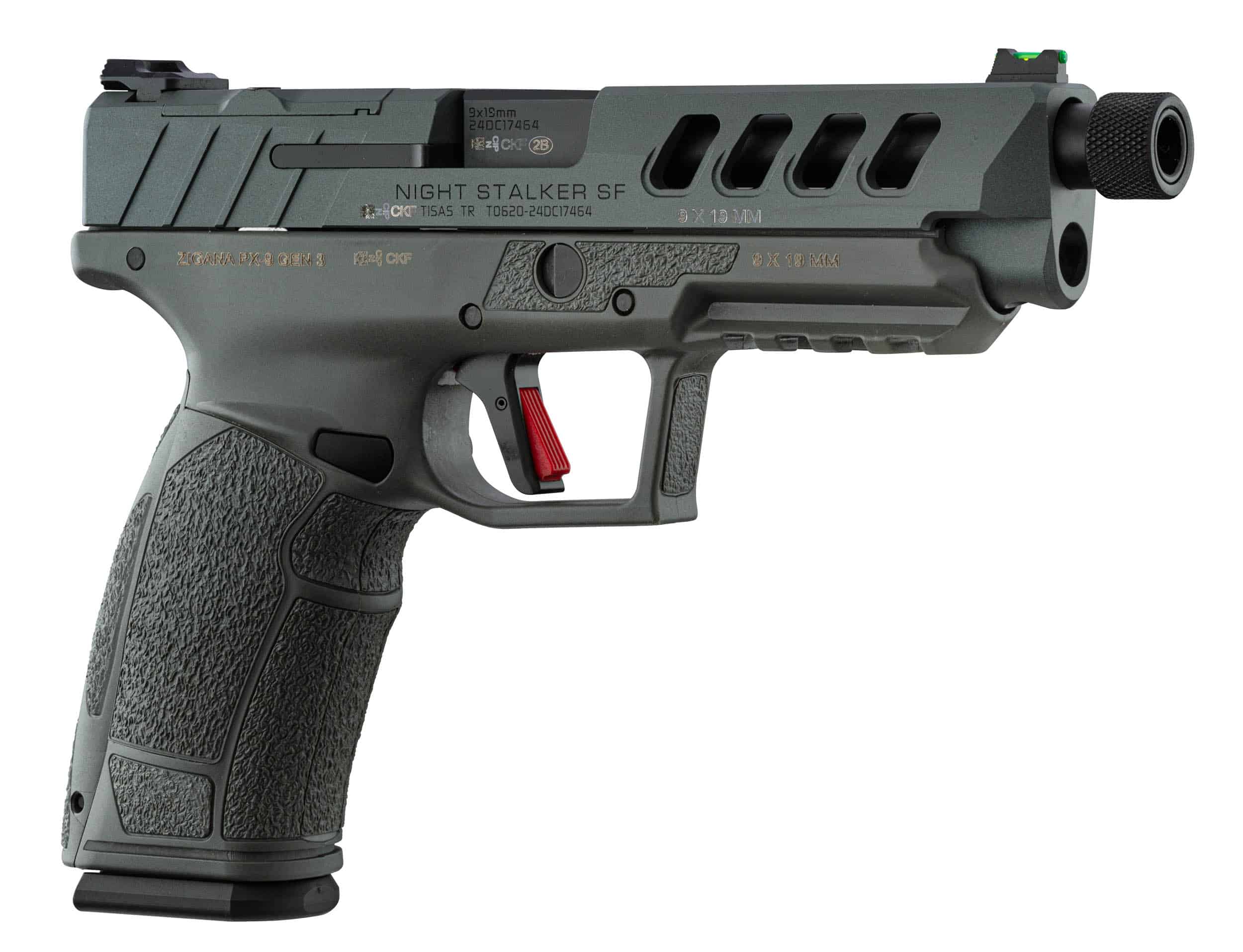 Pistolet TISAS NIGHT STALKER SF calibre 9x19 mm Fileté – Image 9