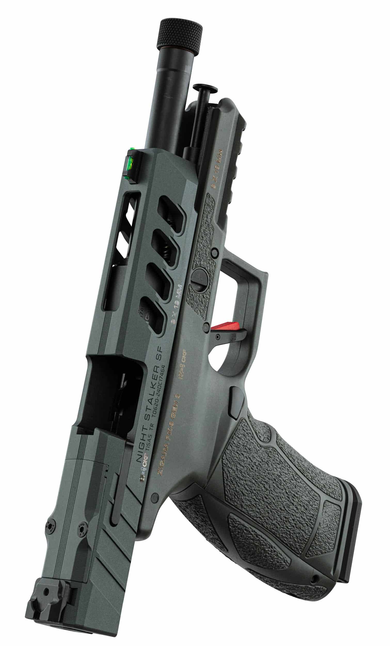 Pistolet TISAS NIGHT STALKER SF calibre 9x19 mm Fileté – Image 7