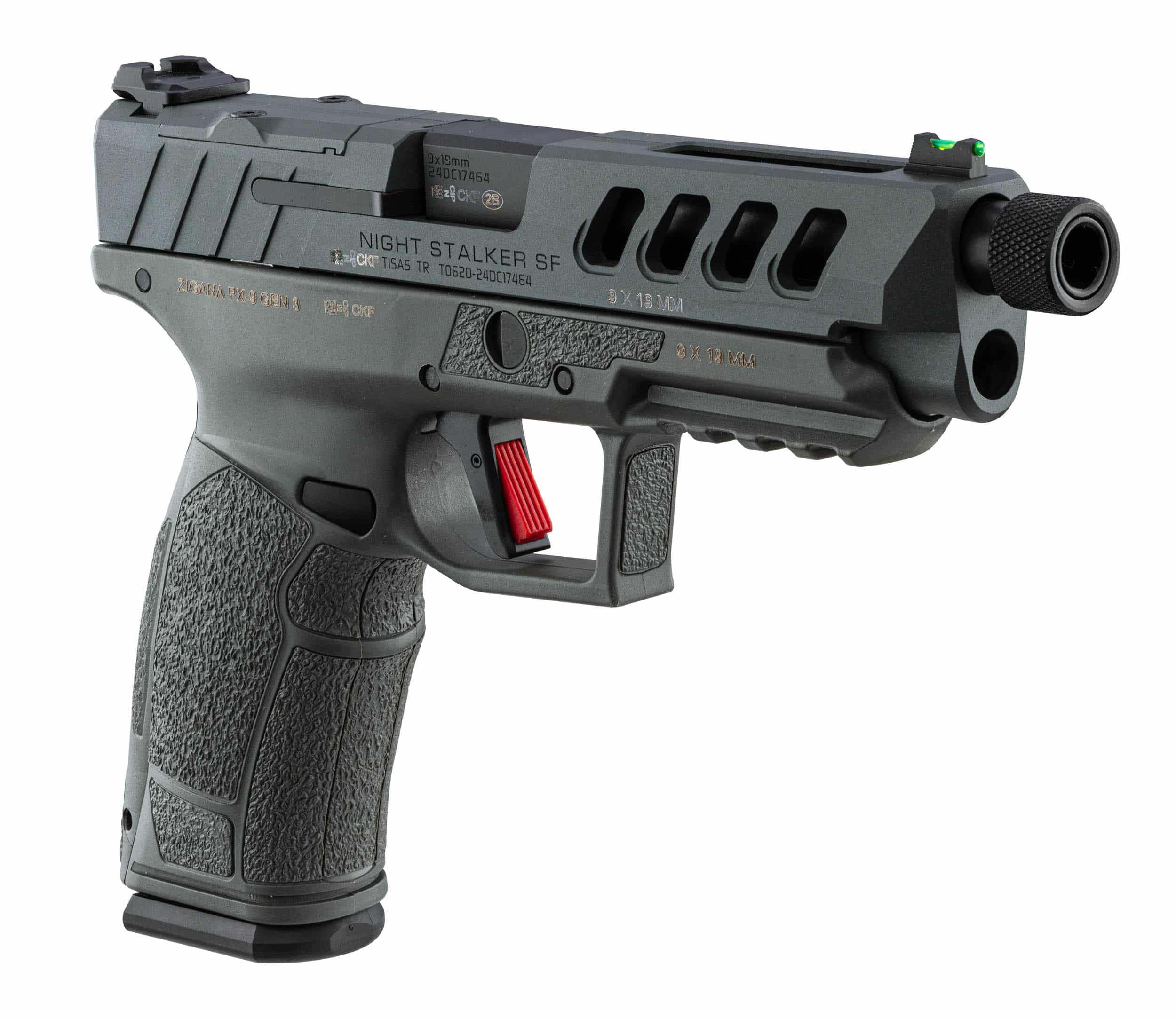 Pistolet TISAS NIGHT STALKER SF calibre 9x19 mm Fileté – Image 6