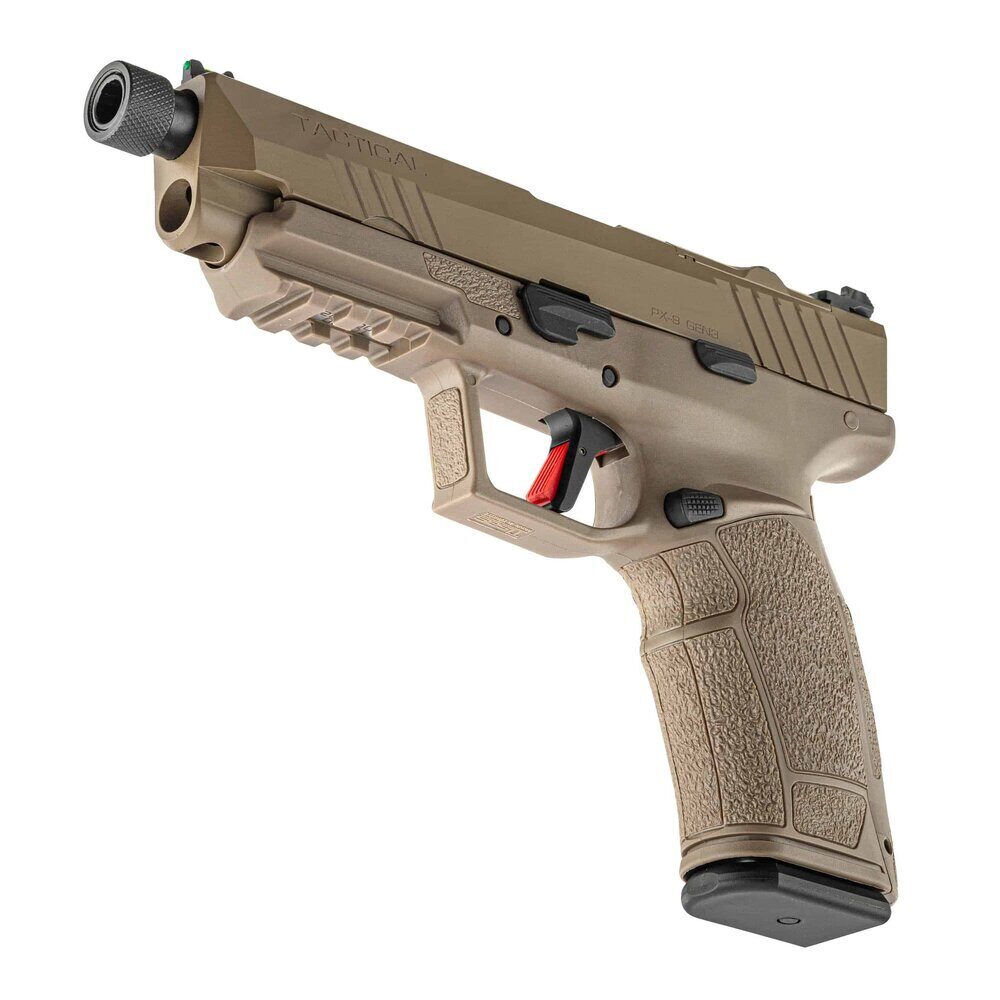 Pistolet TISAS PX-9 TACTICAL calibre 9×19 mm FDE Fileté