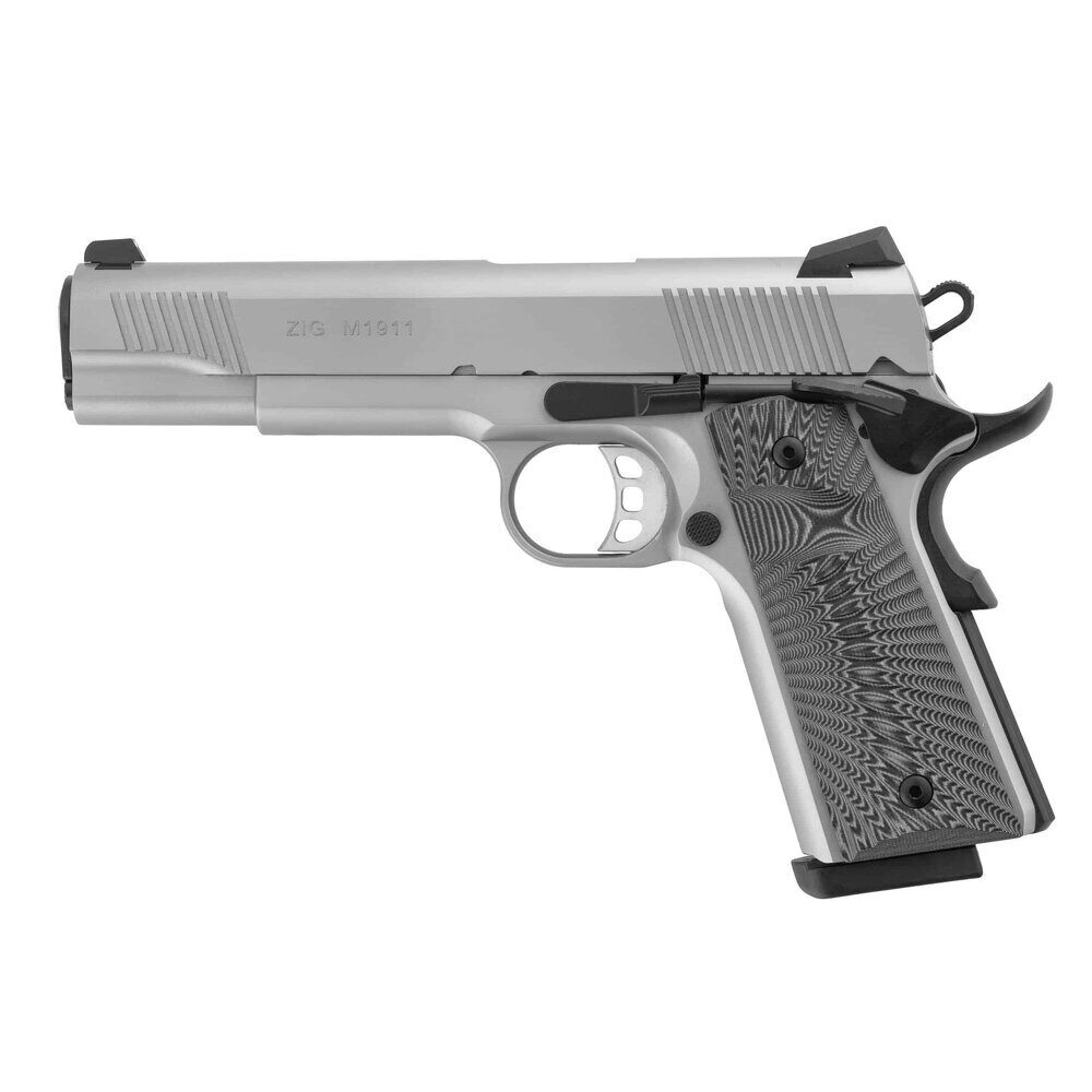 Pistolet TISAS ZIG M 1911 Inox 9mm – 5 pouces