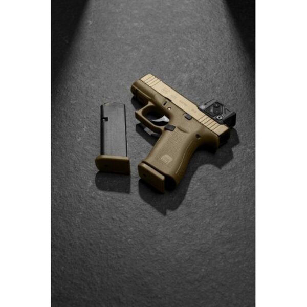 Pistolet Glock 43X Coyote A-Cut Combo Aimpoint COA