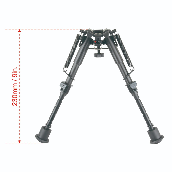 Bipied 6-9 Carbon Grenadiere Rail Weaver Pieds Retractables 6N – Image 6