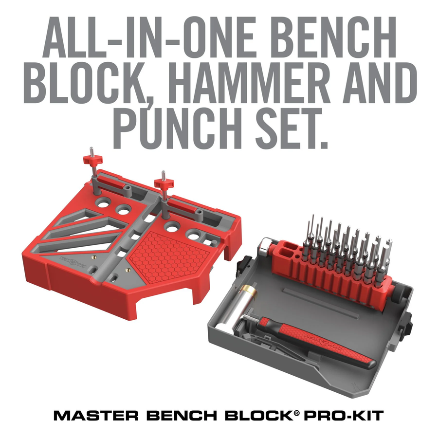 Coffret d'Armurier Real Avid Master Bench Block Pro-Kit - Bloc, Massette et 18 Chasse-Goupilles – Image 3