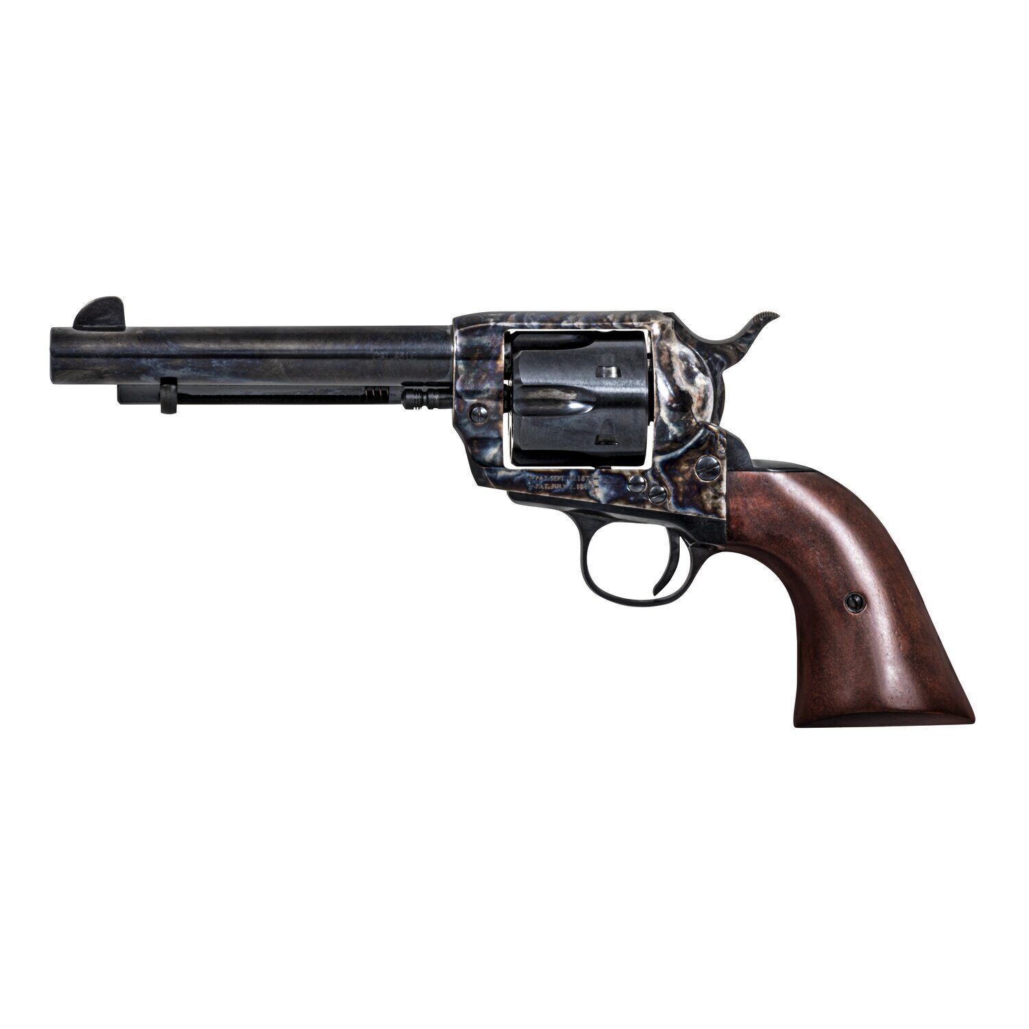 Revolver Pietta 1873 SA Cal. 45LC 5″1/2 Acier Bronze Noyer – Image 2