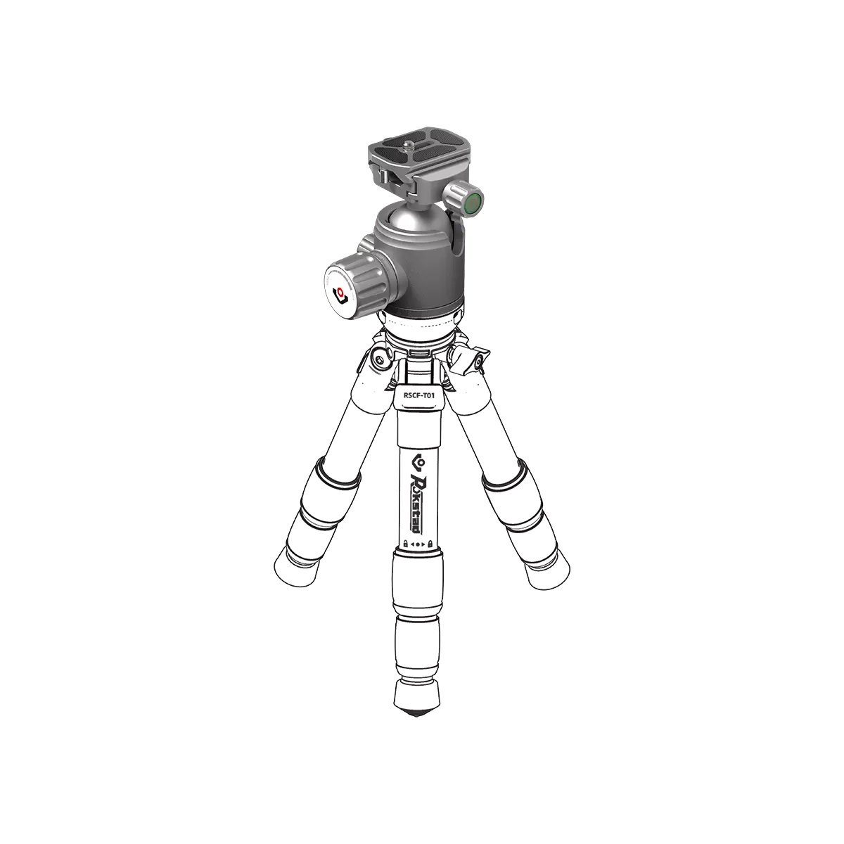 Adaptateur Tripod Tauron Picatinny & Arca Max 20KG Rokstad