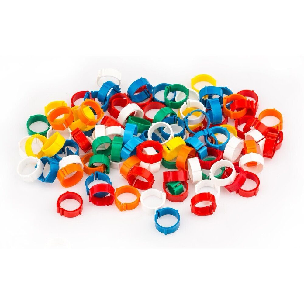Bagues de repérage clips par 100 Bagues de repérage – Diamètre 8 mm