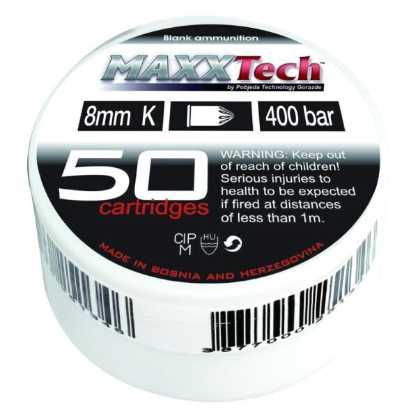 Balle 8 mm A Blanc X50-450BARS MAXXTECH