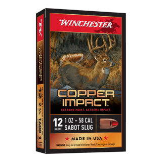 Balles 12/70 Copper Impact Slug 28G X5 Winchester