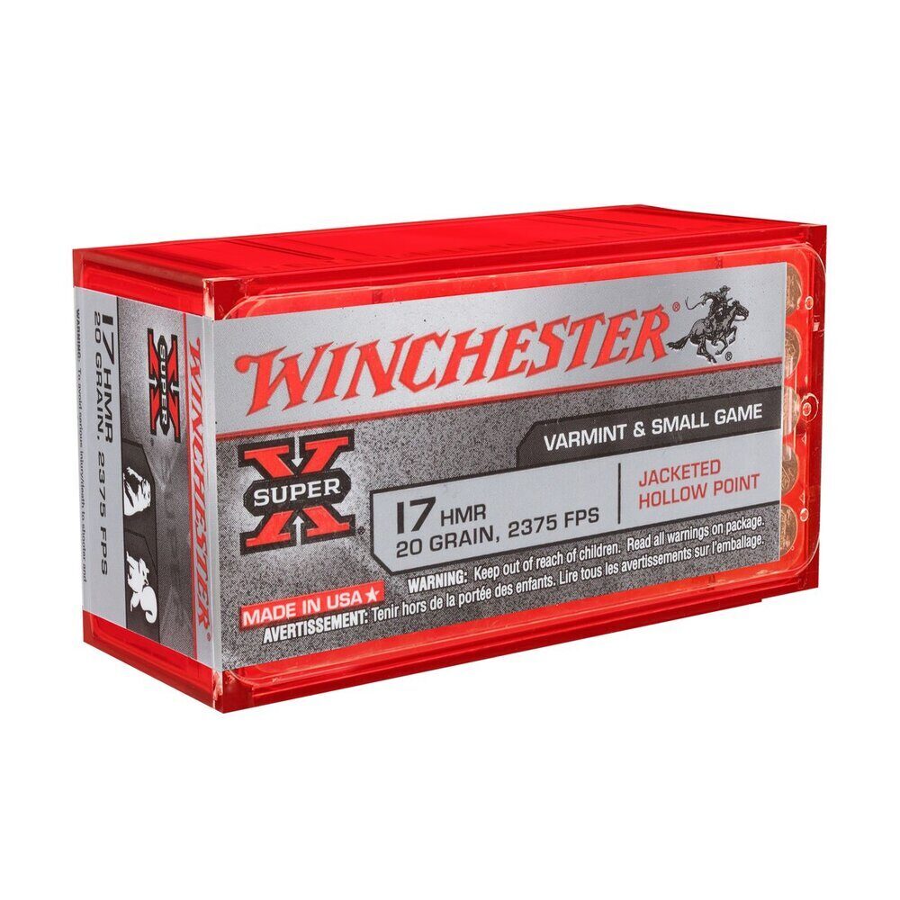 Balles 17 HMR Super-X 20 gr Jhp X50 Winchester