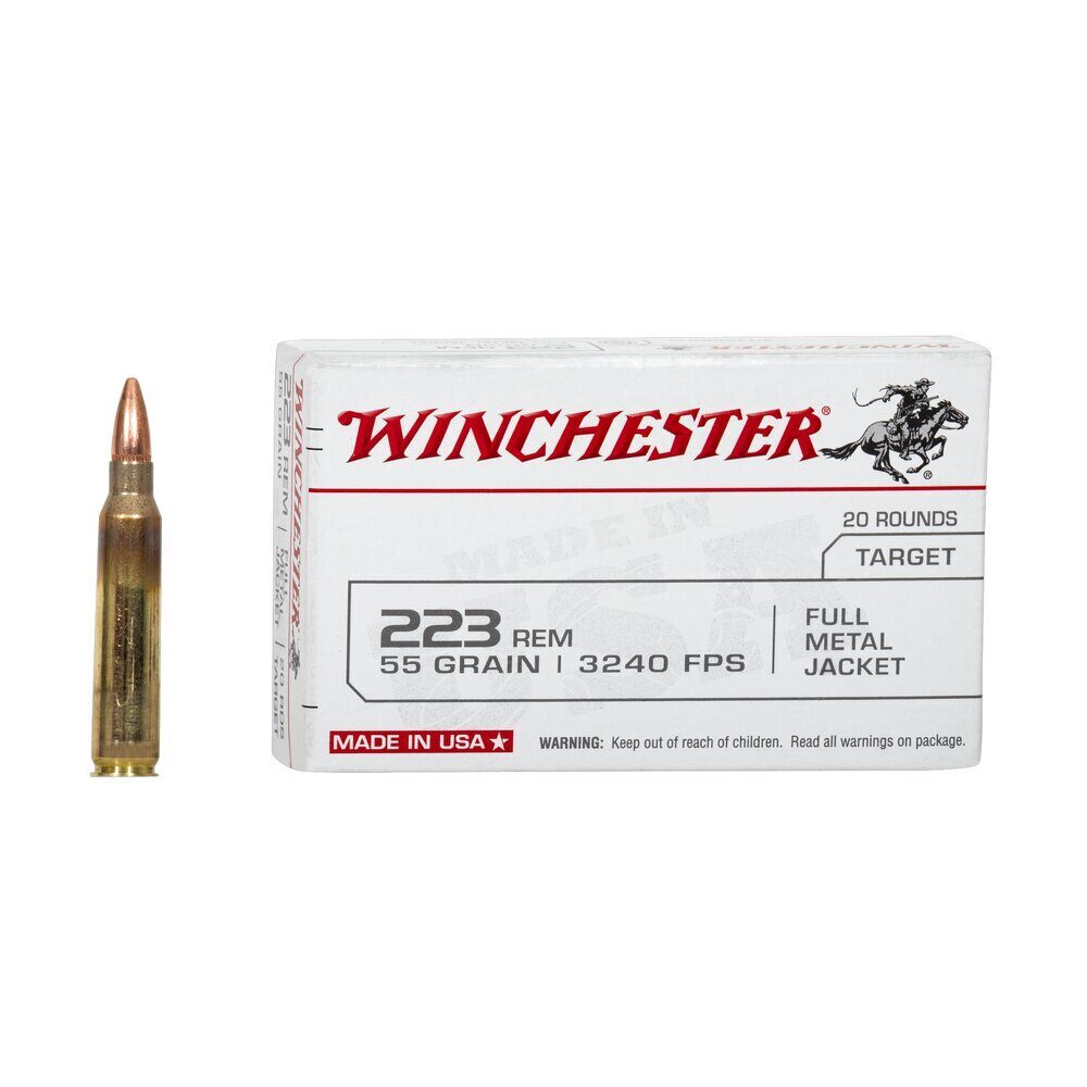 Balles 223REM Fmj 55 gr X20 Winchester