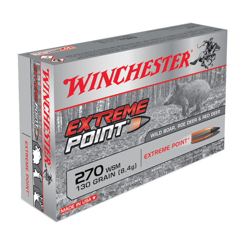 Balles 270WSM Extreme Point 130 gr X20 Winchester