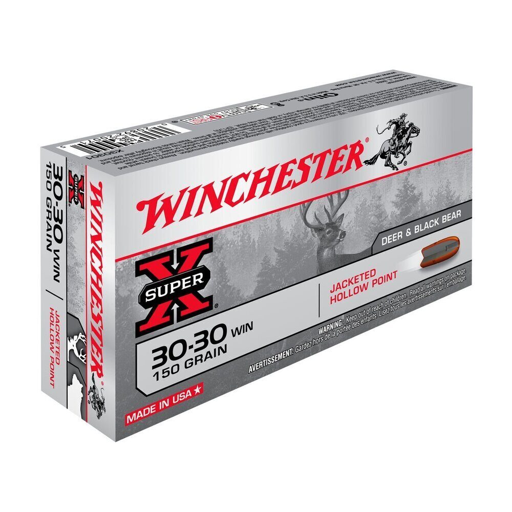 Balles 30-30WIN Super X Hollow Point 150 gr X20 Winchester