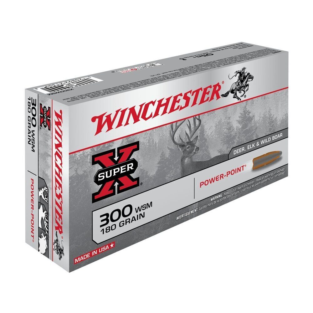 Balles 300WSM Super X Power Point 180 gr X20 Winchester