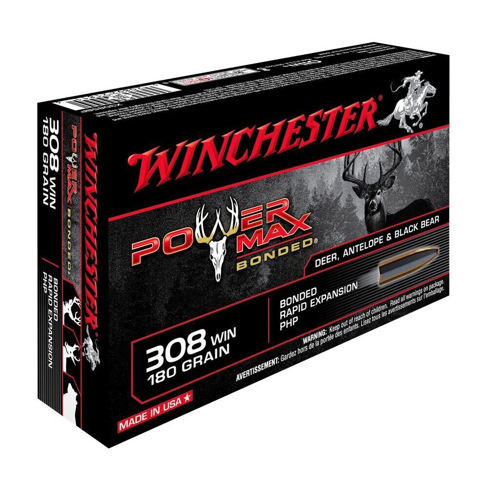 Balles 308WIN Power Max Bonded 180 gr X20 Winchester
