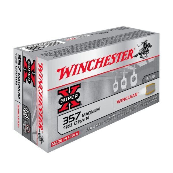 Balles 357MAGR 125 gr Winclean Jsp X50 Winchester