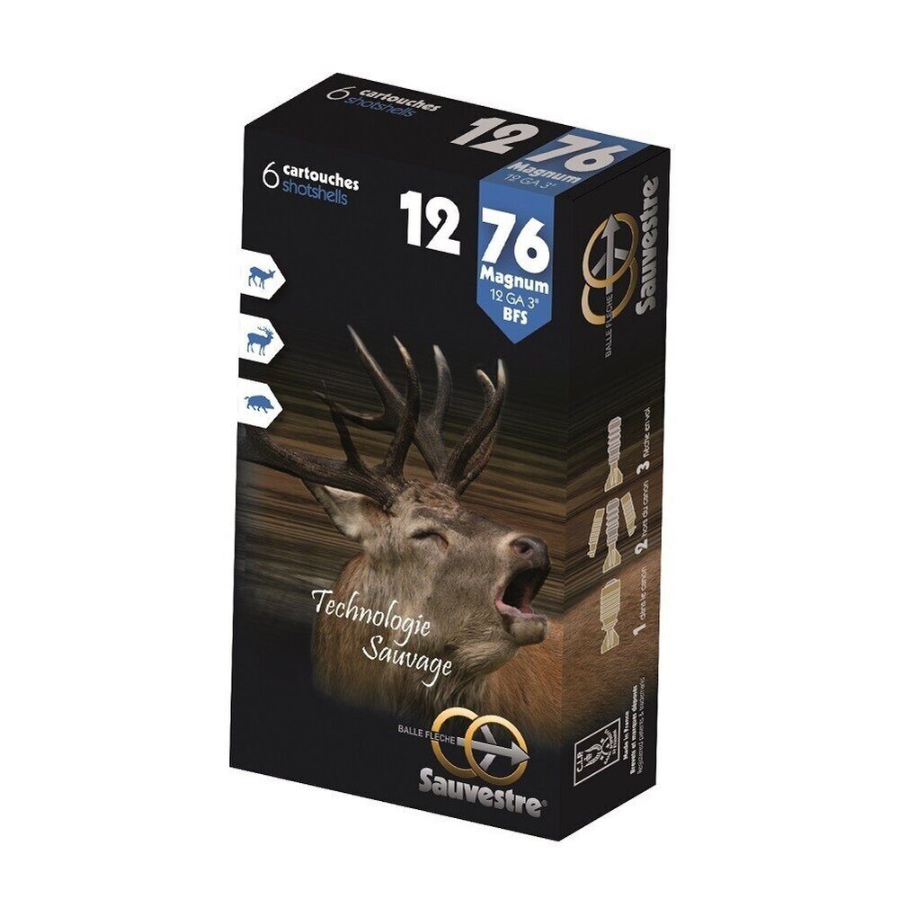 Balles Bfs C12/76 Magnum X6 SAUVESTRE