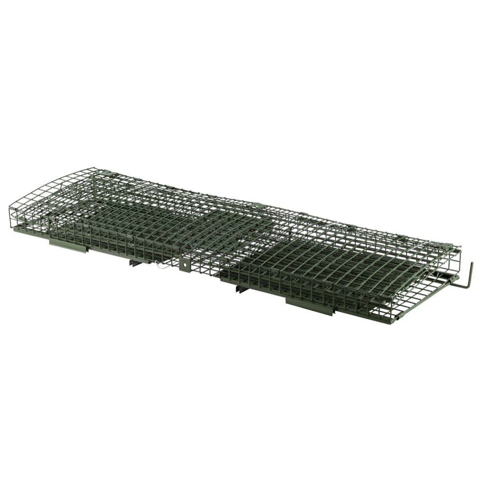 Boîte à fauves pliante 2 entrées Cage 100 cm