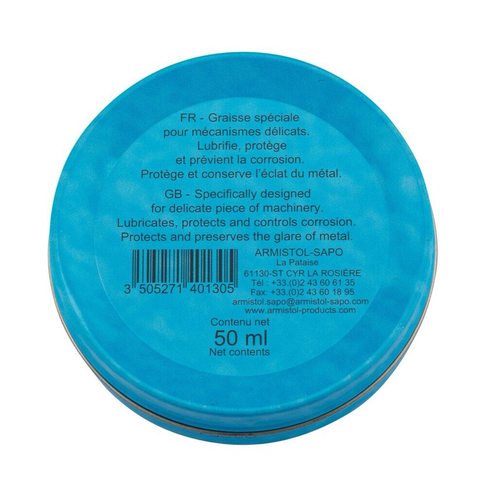 Boîte de graisse de vaseline neutre blanche Helios – Armistol