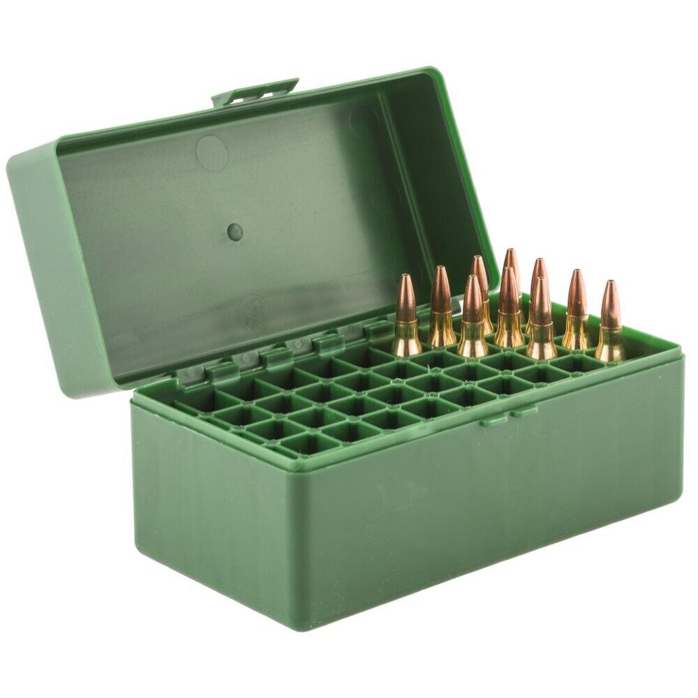 Boîte de rangement 50 munitions cal. 243 Win Savage Arms