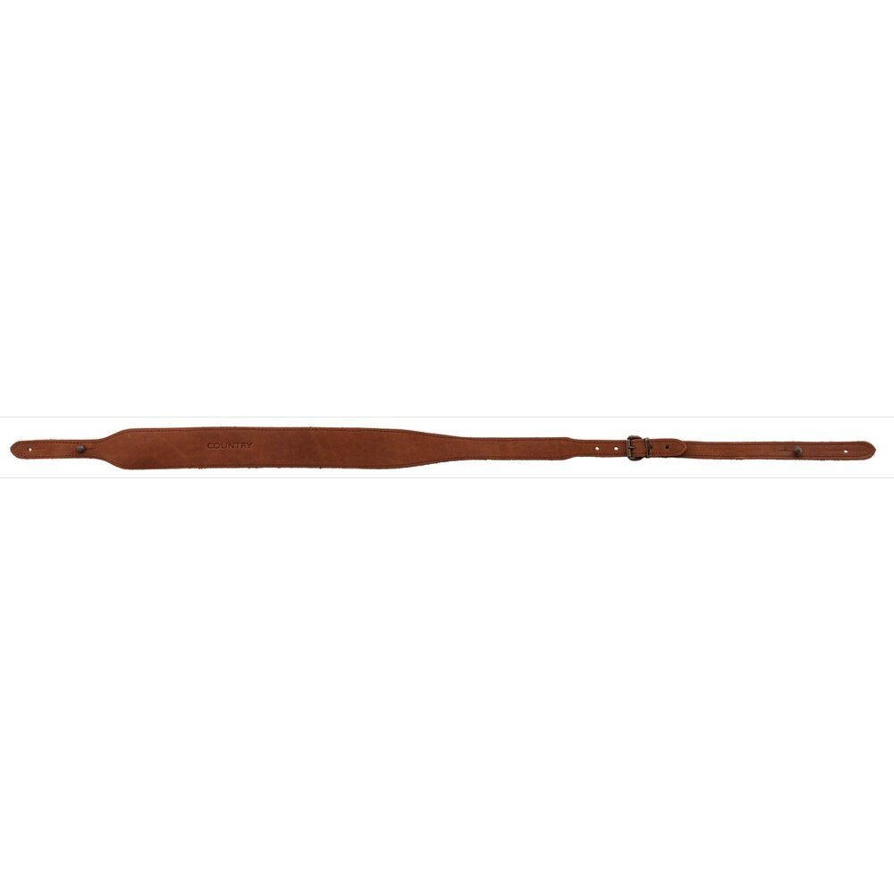 Bretelle carabine en croûte de cuir, boutons – Country Sellerie