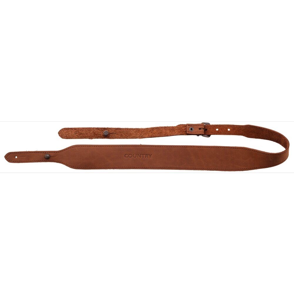 Bretelle carabine en croûte de cuir, boutons – Country Sellerie