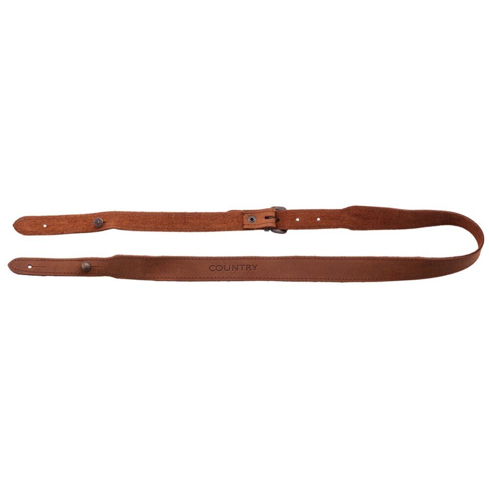 Bretelle fusil en croûte de cuir, boutons – Country Sellerie