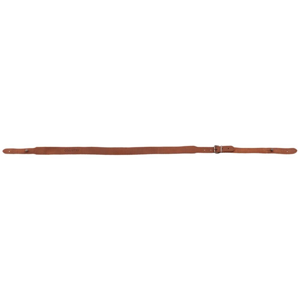 Bretelle fusil en croûte de cuir, boutons – Country Sellerie