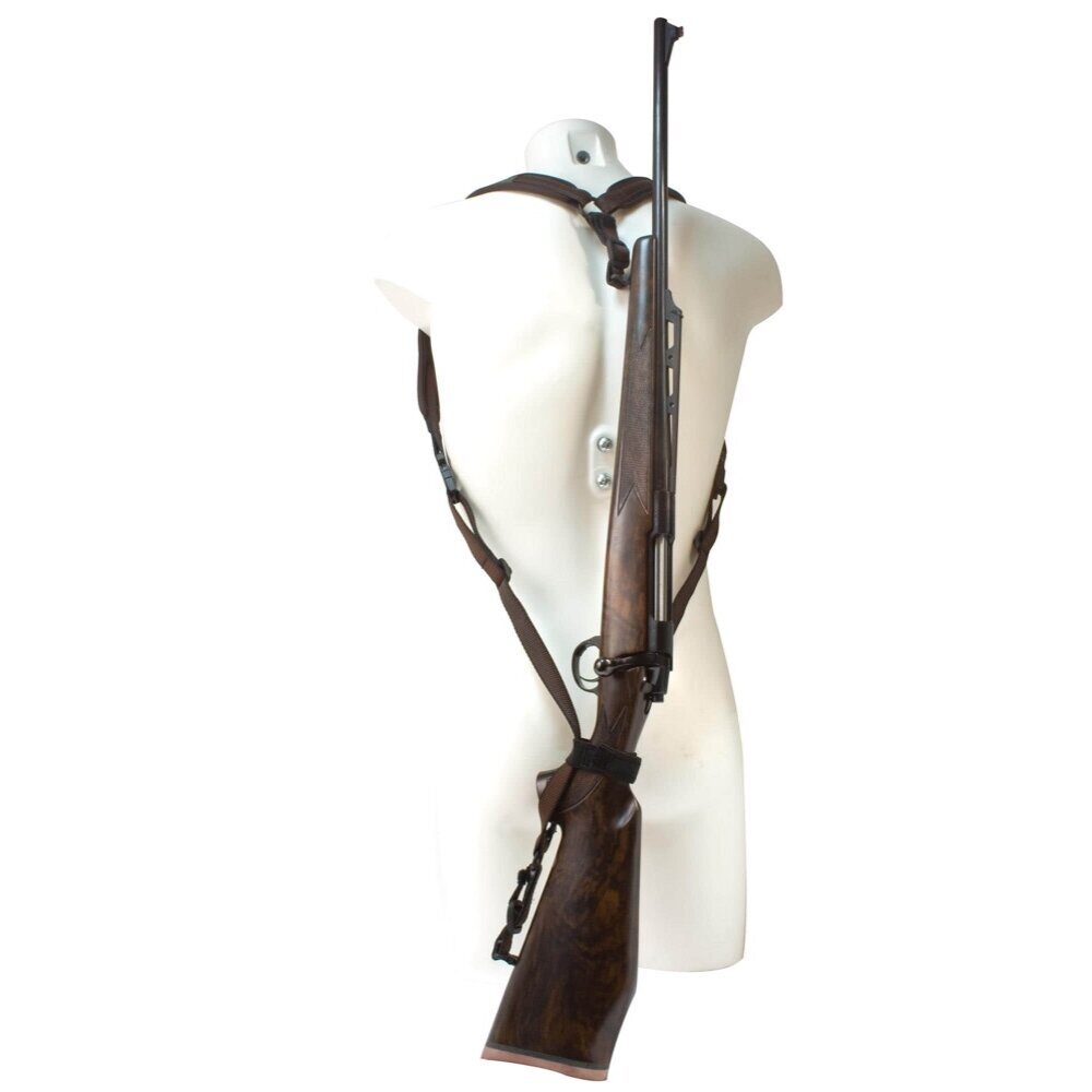 Bretelles en néoprène type »SAC À DOS » pour carabine – Niggeloh Orange