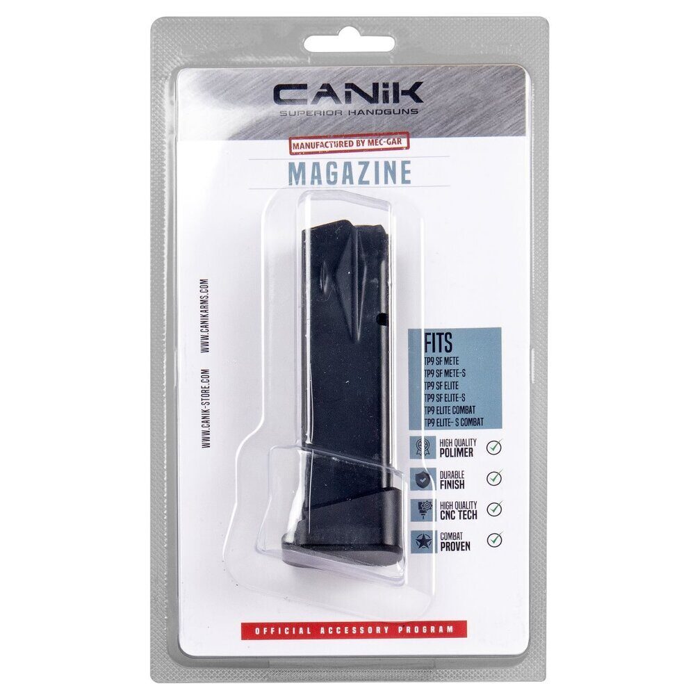 Canik Chargeur TP9 18 Coups (15 Cps +3 Talon Alu)