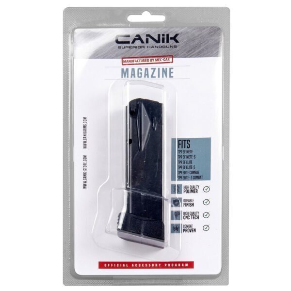 Canik Chargeur TP9 18 Coups (15CPS+3 Talon Polymere)