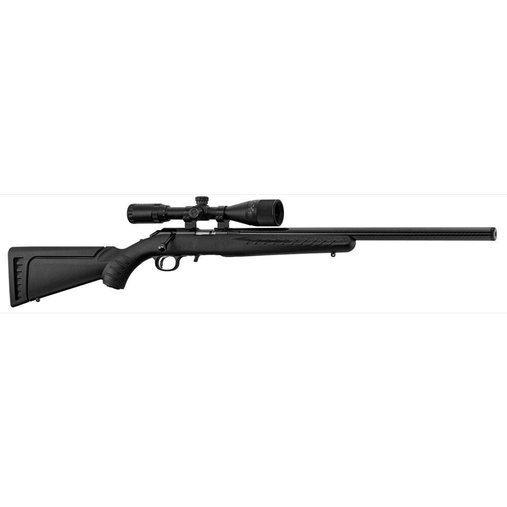 Carabine à verrou Ruger American Rimfire Cal. 22LR 22 » 1/2 »-28 + Lunette 3-9×40 CARA RUGER SILENCE AMERICAN .22LR 56 cm
