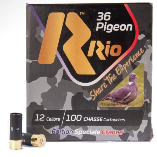 Cartouches 12/70 Pack Pigeon 36 Bj Pb 5 X100 RIO