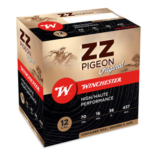 Cartouches 12/70 Zz Pigeon G2 36 gr PB7.5 X 25 Winchester