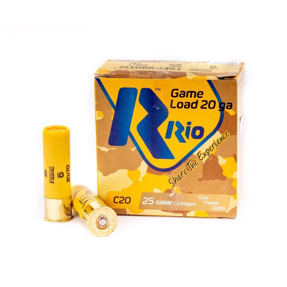 Cartouches 20/70 Game Load 25 Bg PB7 X25 RIO