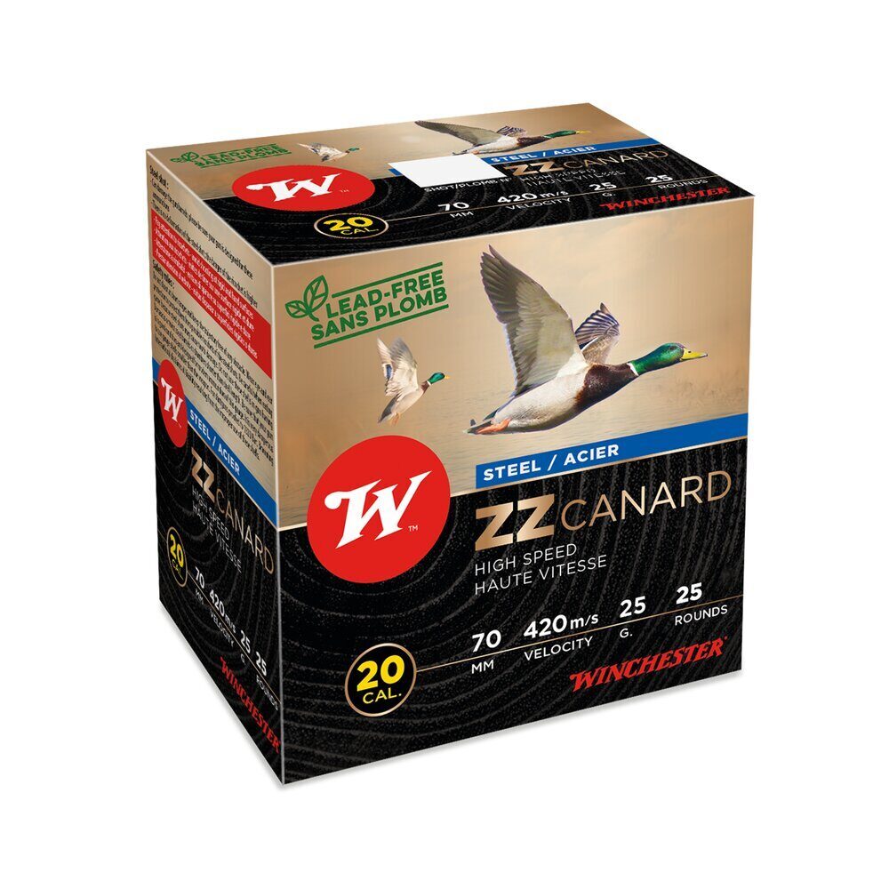 Cartouches 20/70 Zz Canard 25G PB4 X25 Winchester