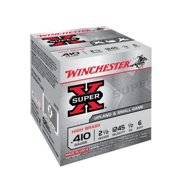 Cartouches 410-63 Super X High Brass 14G PB6 X25 Winchester