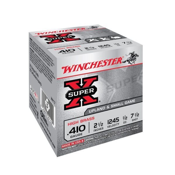 Cartouches 410-63 Super X High Brass 14G PB7.5 X25 Winchester