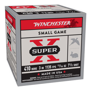 Cartouches 410-76 Super X High Brass 19.5G PB7.5 X25 Winchester
