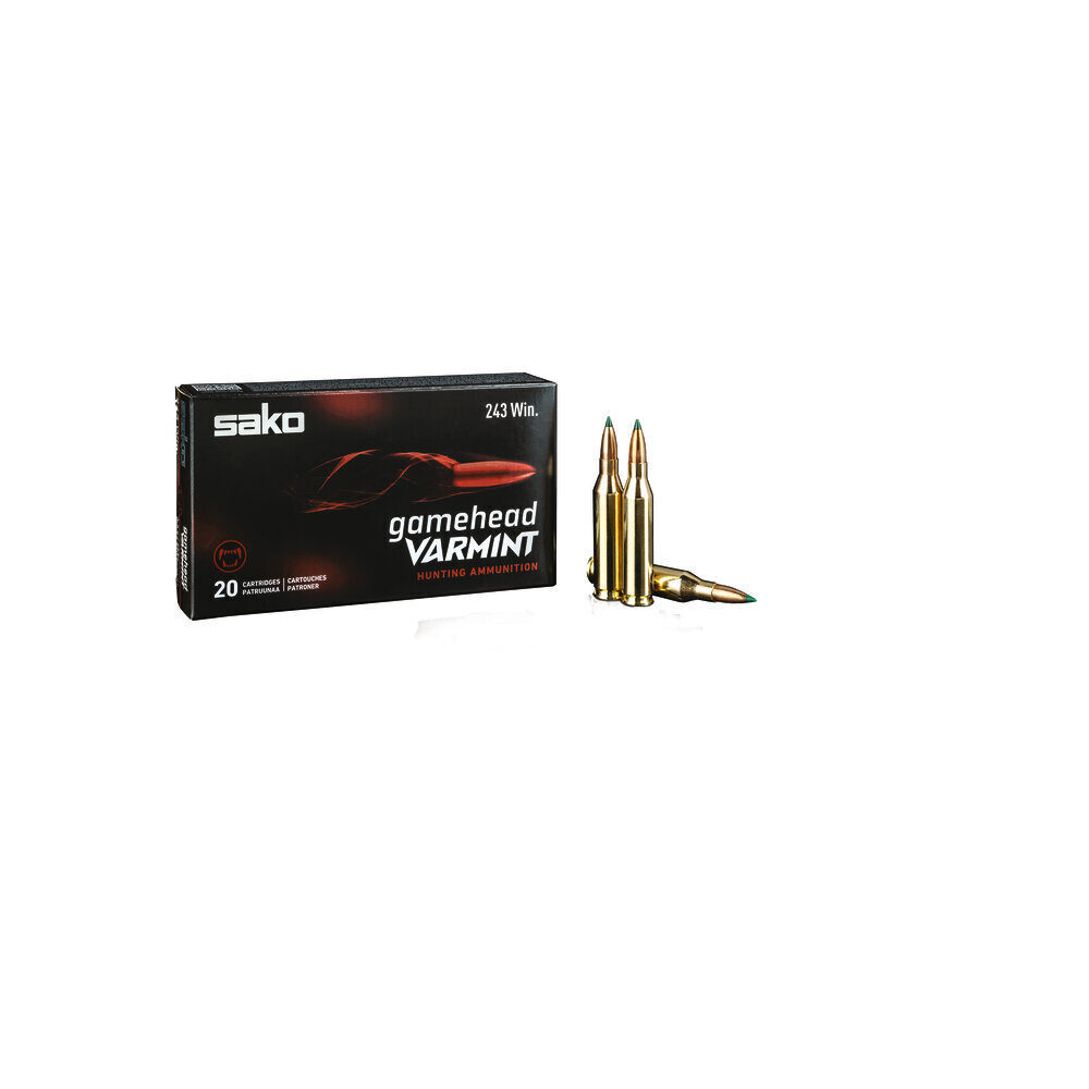Cartouches Sako Gamehead Varmint 222 Rem 40 gr