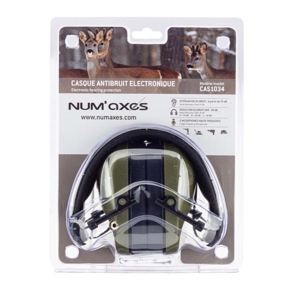 Casque antibruit électronique CAS1034 B Kaki