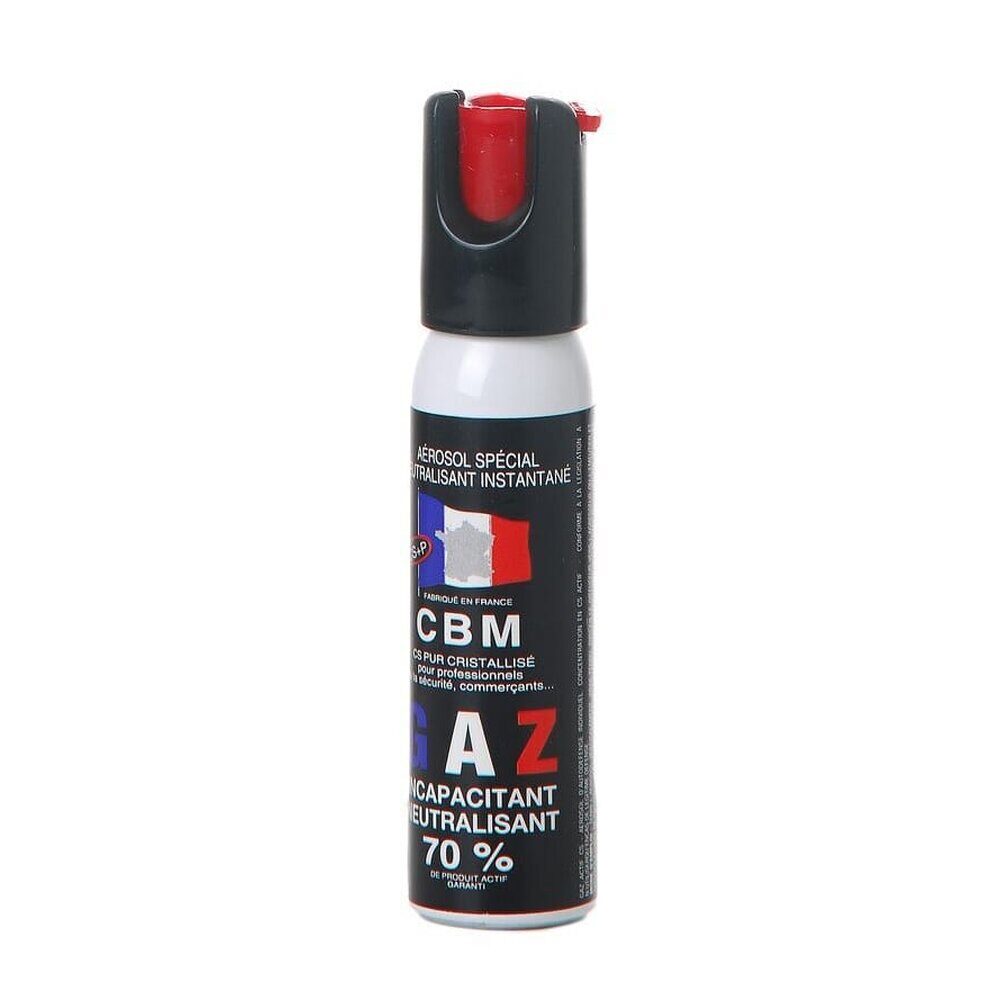 CBM Bombe Gaz Defense Cs Capot 1/4 de Tour 25ML