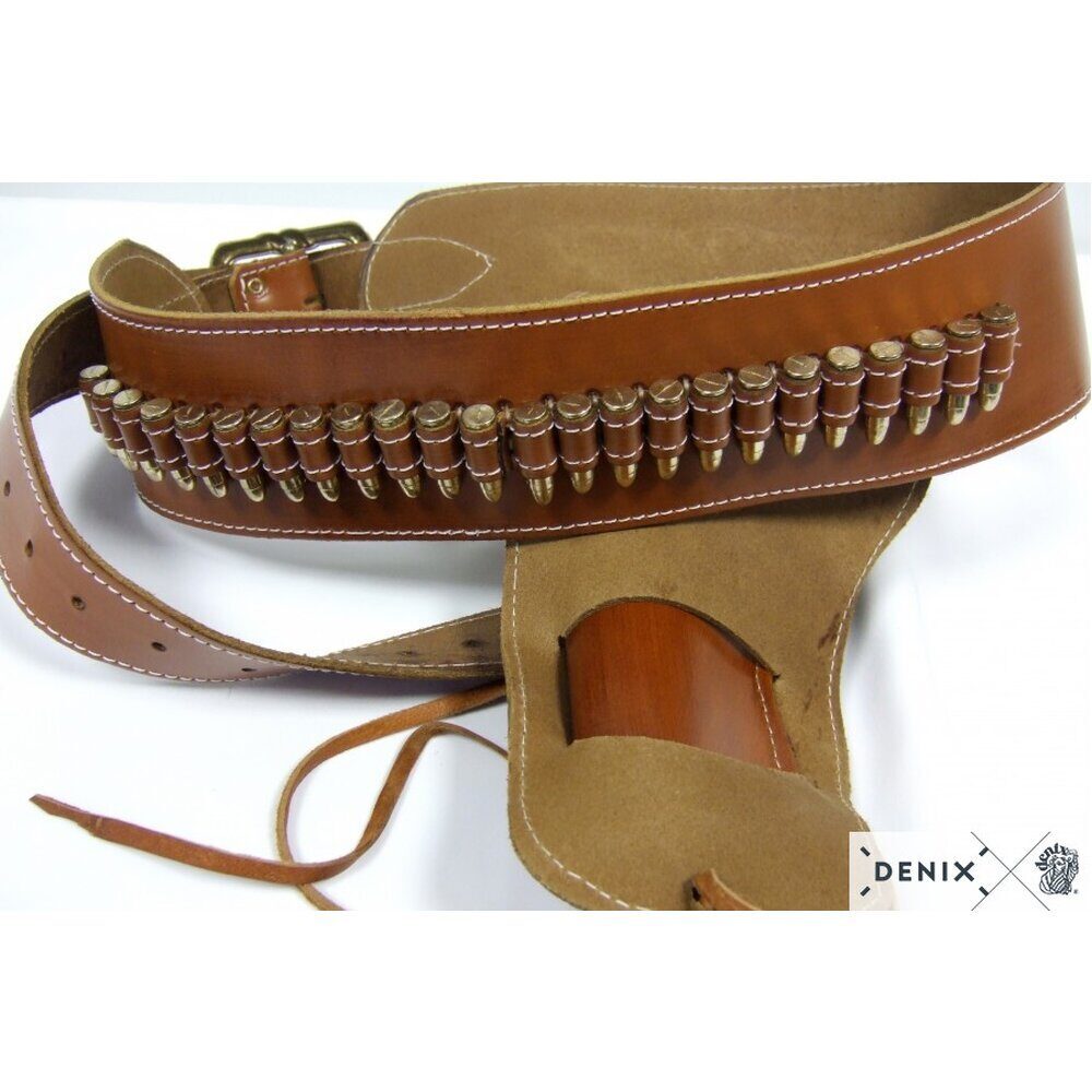 Ceinturon avec un holster sherif pour revolver Western Ceinturon 1 revolver