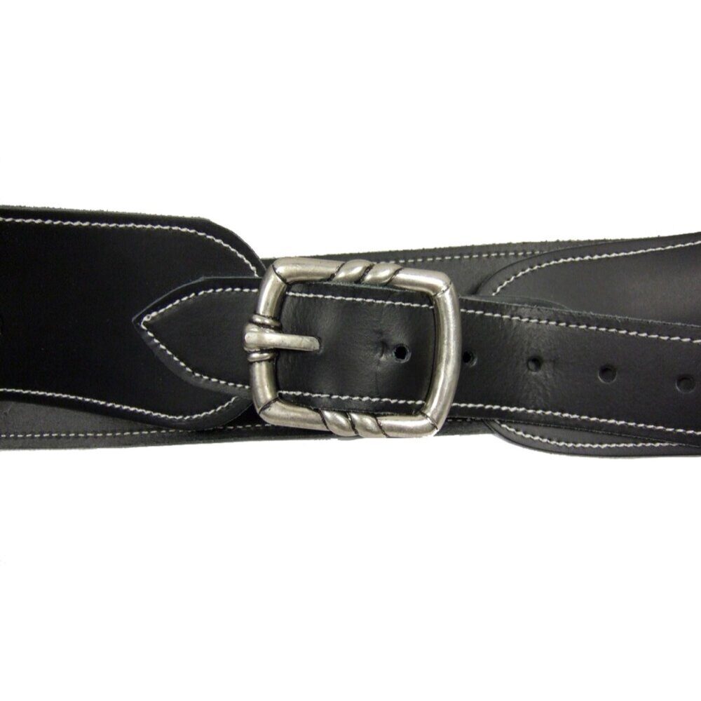 Ceinturon noir avec un holster pour revolver Western CEINTURON 1 PLACE NOIR