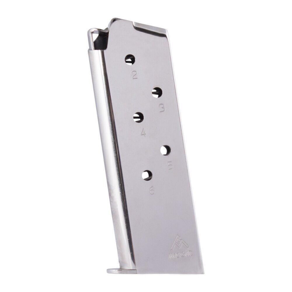 Chargeur Colt 1911 Officer 6RDS Nickel 45ACP MEC-GAR